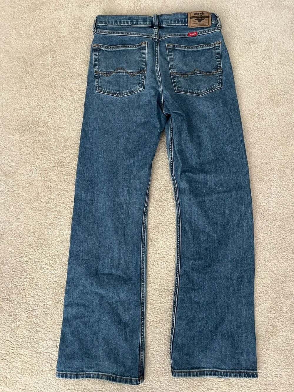 Wrangler Relaxed Boot Jeans Blue Denim